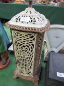 Painted cast iron coke stove