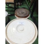 2 ceramic commode bowls