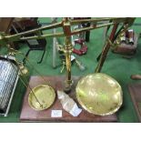 Brass shop scales & weights