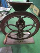 Parnall & Sons, Birmingham, grinder & foot treadle wheel on stand