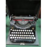 Mercedes portable typewriter