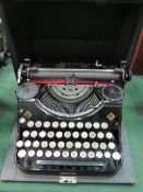 Mercedes portable typewriter