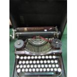 Underwood portable typewriter