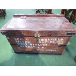 Leather trunk (military box)