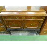 Royal Imperial oriental-style mahogany gramophone cabinet, 41' x 36' x 20.5'