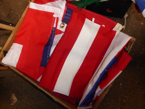 3 boxes of various flags (without poles) - Image 5 of 6