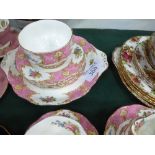 Royal Albert 'Lady Carlyle' part tea set with other cups & saucers