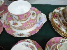 Royal Albert 'Lady Carlyle' part tea set with other cups & saucers