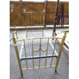 Brass bed frame, 6ft x 3ft