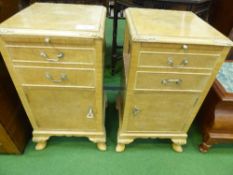 2 French-style bedside cabinets