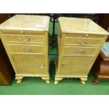 2 French-style bedside cabinets