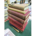 A small collection of pre-war novels by Robert Louis Stevenson, Max Beerbofim, Arthur Conan