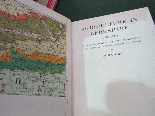 'Agriculture in Berkshire' by John Orr, 1st edition, 1918 with folding photographic plates - Image 2 of 2