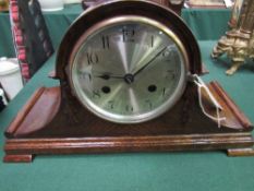 Kienzle oak cased 'Napoleon' mantle clock, 8 day, with key, in going order