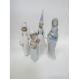 4 Lladro figurines