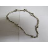 925 silver beaded necklace