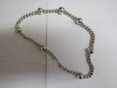 925 silver beaded necklace