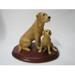 Border Fine Arts 'Labrador Dog and Pup' Boxed