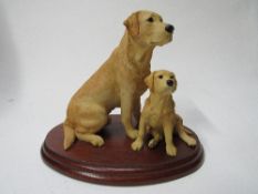 Border Fine Arts 'Labrador Dog and Pup' Boxed