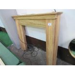 Pine fire surround 56" x 9" x 47"