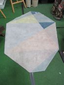 A 100% wool 'Conran' rug from M&S, octagonal segmented pattern