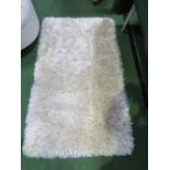 A John Lewis long pile rug, 40% wool, 20% polypropylene & 40% polyester, 140 x 80