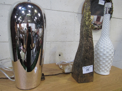 3 various decorative table lamps - Image 2 of 2