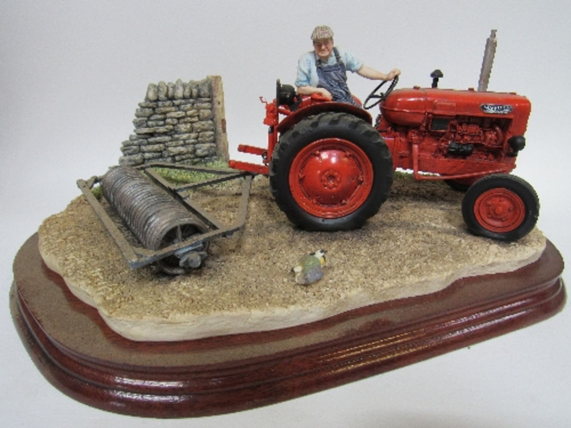 Border Fine Arts 'Turning with Care' Nuffield Tractor limited edition 1277 of 1750 Model B0094 - Image 3 of 5