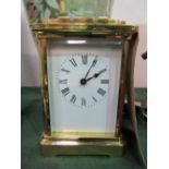 Antique French carriage clock by R&Co, circa 1900, going order & with key