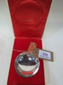 York Minster silver commemorative bowl c/w certificate & case, London 1972