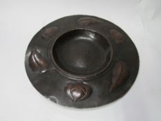 Arts & Crafts copper dish