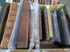 A collection of books belonging to a deceased gentleman: