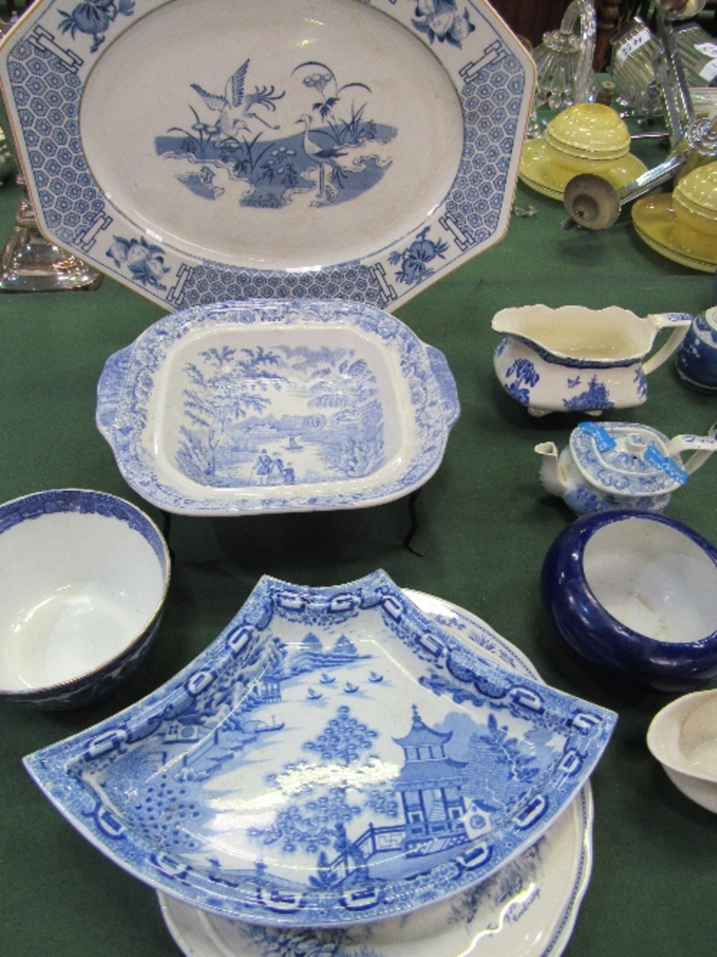 Qty of blue & white china including Meakin & Denby - Image 2 of 3