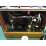 Singer EB654762 manual sewing machine c/w case