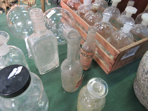 A qty of glass medical jars & a stone pestle & mortar - Image 3 of 3