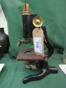 'Service' microscope by W Watson & Son