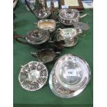10 pieces of silver plate