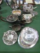 10 pieces of silver plate