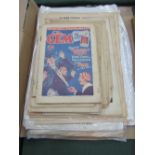 Collection of unusual & collectable comics & magazines including: CEM, Adventure, Lots of Fun, Chums