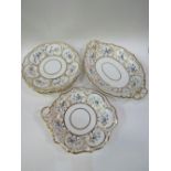 A set of 4 china plates & serving dishes, 2 other plates including Masons & a serving dish