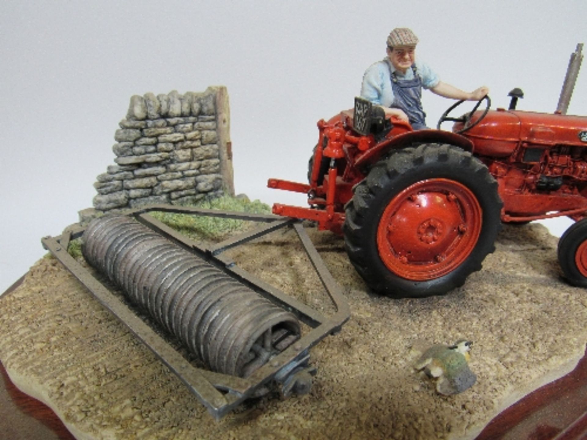 Border Fine Arts 'Turning with Care' Nuffield Tractor limited edition 1277 of 1750 Model B0094 - Image 2 of 5