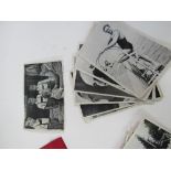 German Swastika armband & collection of 1936 Olympic Propaganda cards