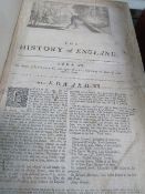 2 volumes of 'The History of England' by John & Paul Knapton, 1745, covering the reigns of Edward