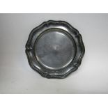 18th century pewter charger, Bush & Perkins, circa 1780