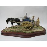 Border Fine Arts 'Daily Delivery' Milkman with horse -drawn cart Model No JH103 Modeller Ray