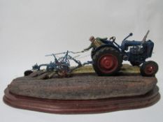 Border Fine Arts 'At the Vintage' Fordson E27N Tractor Model B0517 Modeller Ray Ayres