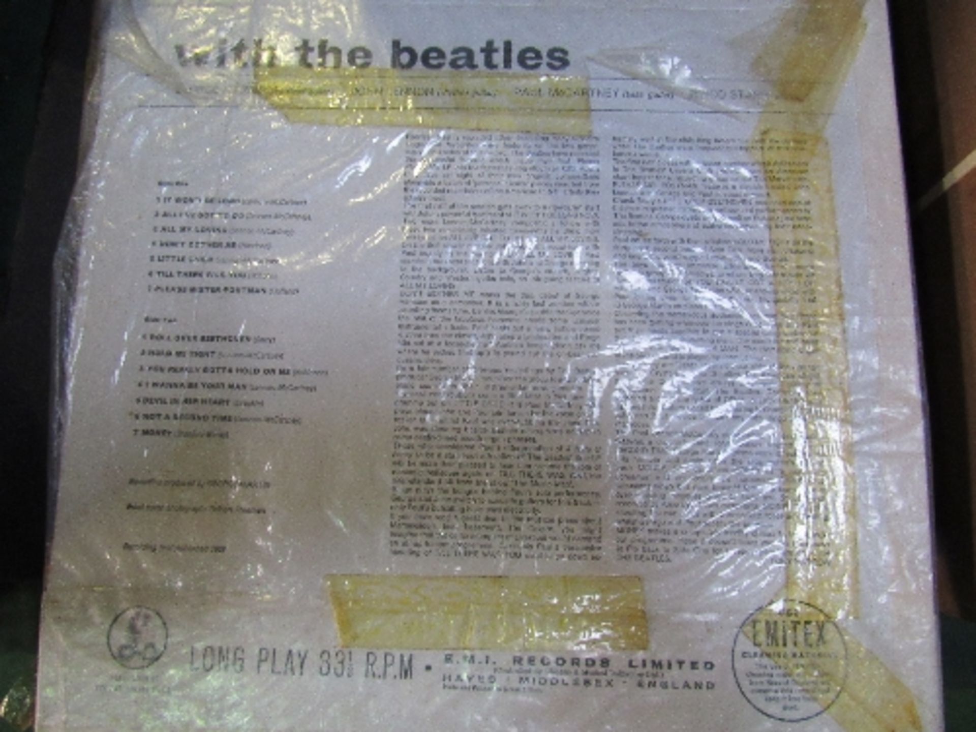 'With The Beatles' mono LP, 1963 and 'Rubber Soul' by The Beatles mono LP and an album of 78rpm - Image 2 of 7