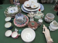 4 Mason's plates, a fairing & other collectable china