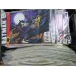 90 Batman comics & 'One-Shots'. All individually packed. Price guide £20-30.