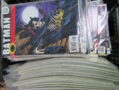 90 Batman comics & 'One-Shots'. All individually packed. Price guide £20-30.